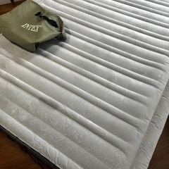 INTEX(インテックス) エアーベッド フルコンフォート ダブルサイズ 電動式 191×137×33cm グレーの画像
