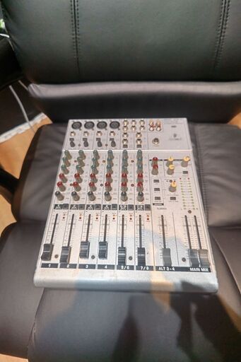 テスト済！BHERINGER UB1204-PRO 8chアナログミキサー　シールドケーブル3本15mおまけ