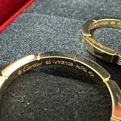 Cartier カルティエ マイヨンパンテール 結婚指輪の画像