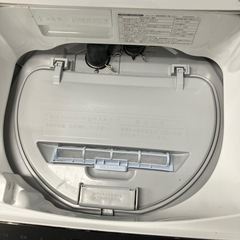 【2020年/SHARP】洗濯機　5.5kg 白　ホワイト　家電　動作okの画像