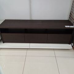 ★ジモティ割あり★  TV台 ダークブラウン H42×D40×W...