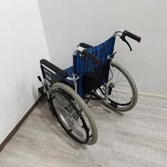 株式会社カワムラサイクル/アルミ製標準型車イス/KL22-38/アルミフレーム/自走用車椅子/ノーパンクタイヤ/介護/介助/車いす/C0EQ0109の画像