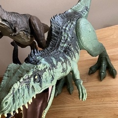 ジュラシック・ワールド 特大フィギュア 中古 3体まとめ売りの画像