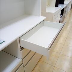 ★ジモティ割あり★ IKEA レンジボード 白 H205.5×D50×W120.5 クリーニング済み OJ9141の画像