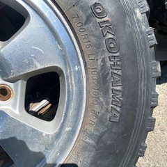 ジムニー 純正アルミホイール 16インチYOKOHAMA GEOLANDAR M/T+　700R16 LT　　　の画像
