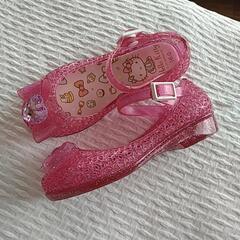【16cm】キティちゃんサンダルの画像