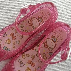【16cm】キティちゃんサンダルの画像