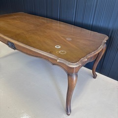 カリモク家具 猫脚 アンティークテーブル カリモク家具 猫脚