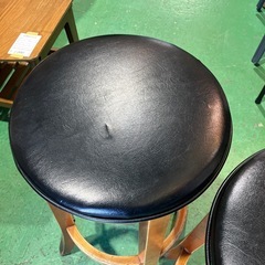 カウンターチェア　バーチェア　椅子　イス【高73直径38cm】【2脚あり】の画像