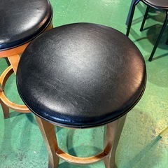 カウンターチェア　バーチェア　椅子　イス【高73直径38cm】【2脚あり】の画像