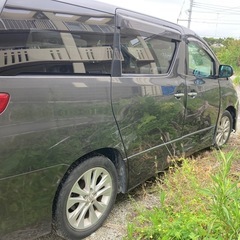 アルファード20系、事故の為激安販売します。　走行可能！　車検令和9年1月迄　両側電動スライドドア！の画像