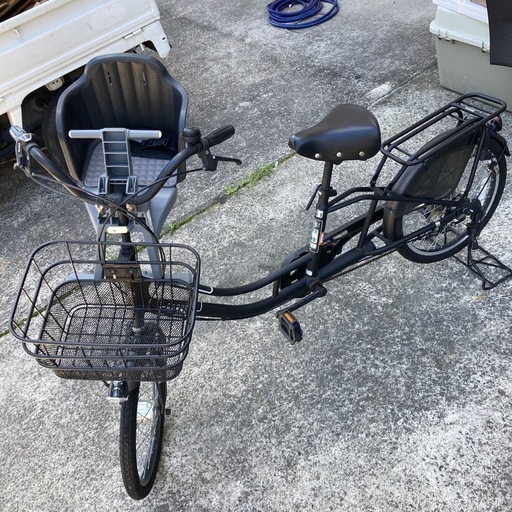 HAMMER ブラック キッズサイクル前カゴ付き(24㌅)お引き取り/配達も可能