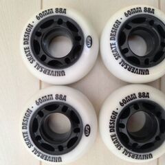 【新品未使用】USD ウィール 60mm 88A　インラインスケート用
