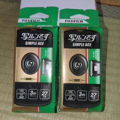 FUJIFILM SIMPLE ACE 使い捨てカメラ 2個セットの画像