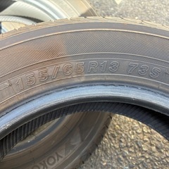 ヨコハマ　ブルーアース　155/65/R13  2024年製　バリ山の画像