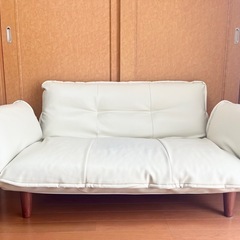 
【美品日本製】リクライニングソファの画像