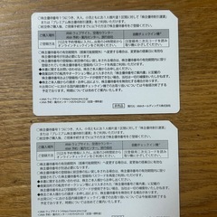 ANA 株主優待券（半額割引）　2枚【2025/5/31,11/30期限】の画像