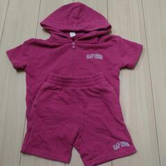 （お話中3）子供服　GAP  ピンクセットアップ