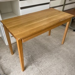 9791 無印良品 デスク ブラウン 茶色 木目 幅1100mm...