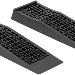 【応募者多数の為締切ます】カースロープ タイヤスロープ スロープジャッキ 整備用スロープ 低床スロープ 2個セットの画像
