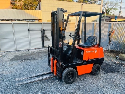 TOYOTA フォークリフト 0.9t   揚高 3m❗️ 延長ツメ付き❗️ トヨタ 2FGL9