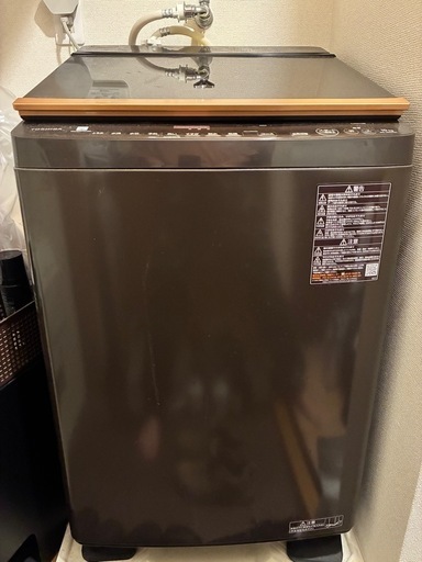 [値下げ]【美品】TOSHIBA 10kg 洗濯機 AW-10VH1（T） 引き取り限定