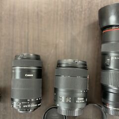 【ジャンク】 Canon レンズ4点セット その他 EF80-200mm F2.8L / EF-S 24mm F2.8 / EF-S 55-250mm F4-5.6 他の画像