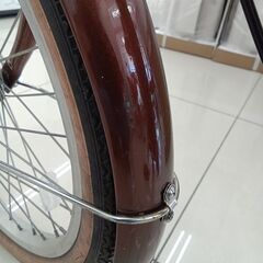 ★ジモティ割あり★  自転車 20インチ ブラウン クリーニング済み HJ6518の画像