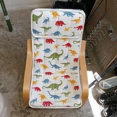 0508-167 IKEA ポエング　恐竜柄