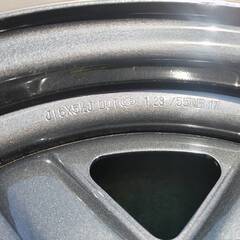 【中古・美品】SUZUKI/スズキ/ジムニー/鉄チン/スチールホイール/スペアタイヤ/16インチ/BRIDGESTONE/1本の画像
