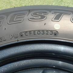 【中古・美品】SUZUKI/スズキ/ジムニー/鉄チン/スチールホイール/スペアタイヤ/16インチ/BRIDGESTONE/1本の画像