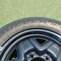 【中古・美品】SUZUKI/スズキ/ジムニー/鉄チン/スチールホイール/スペアタイヤ/16インチ/BRIDGESTONE/1本の画像