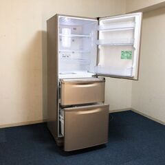 三菱電機 冷凍冷蔵庫 MR-C34A-P （シャンパンピンク）自動製氷機付き335L・右開き3ドア MITSUBISHI ELECTRICの画像