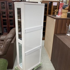 照明付きガラスショーケース　※鍵欠品の画像