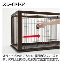リッチェル 木製 スライド サークル 別売り屋根付き 犬の画像
