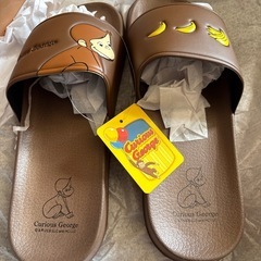 未使用おさるのジョージサンダルLサイズの画像