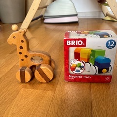 木のおもちゃ　まとめ売り　きりん　BRIO