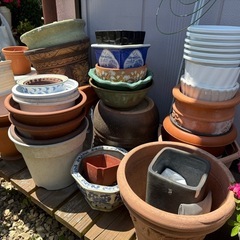 園芸用品　鉢　プラスチック　陶器　素焼き