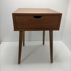 【NOCE】ウォールナットサイドテーブル　ナイトテーブル　250...