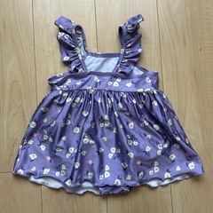 女の子向けワンピース水着　100センチの画像