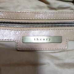 Theory☆セオリー　ショルダーバッグ　ベージュ★本革の画像