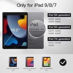 iPad 9/8/7 ケース (10.2インチ 2021/2020/2019モデル 第9/8/7世代用) の画像