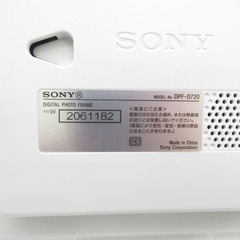 sony (ソニー) オーディオ機器 デジタルフォトフレーム 〔7インチ〕 DPF-D720 ホワイト 【コンプオフ金沢野々市店】の画像