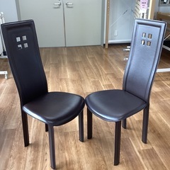 ダイニングチェア（2脚セット）【町田市再生家具】250383の画像