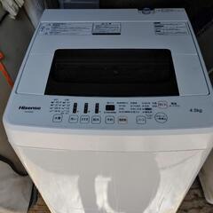 <、【お買い得‼️】ハイセンス 洗濯機 HW-E4502 4.5...