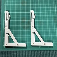 【未使用品】棚受け金具L字型 折畳み 20cmの画像