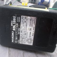 日立 G18DBVL ディスクグラインダ 18V バッテリー×2 ※容量4/5 充電器 現状品 カバー無し 中古品 【ハンズクラフト宜野湾店】の画像