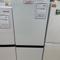 【ドリーム川西店御来店限定】ハイセンス　冷蔵庫　HR-D15F 2023年製／クリーニング済み 【2002211255601905】の画像