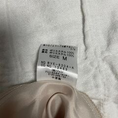 VIS ビス ワンピース M ベージュ 透け感の画像