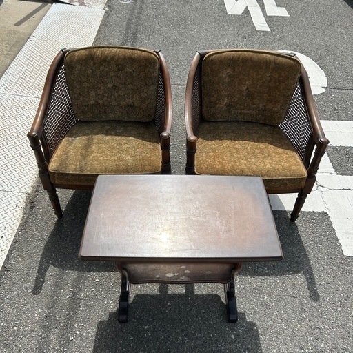 【取引者確定】karimoku カリモク コロニアルアームチェアセット